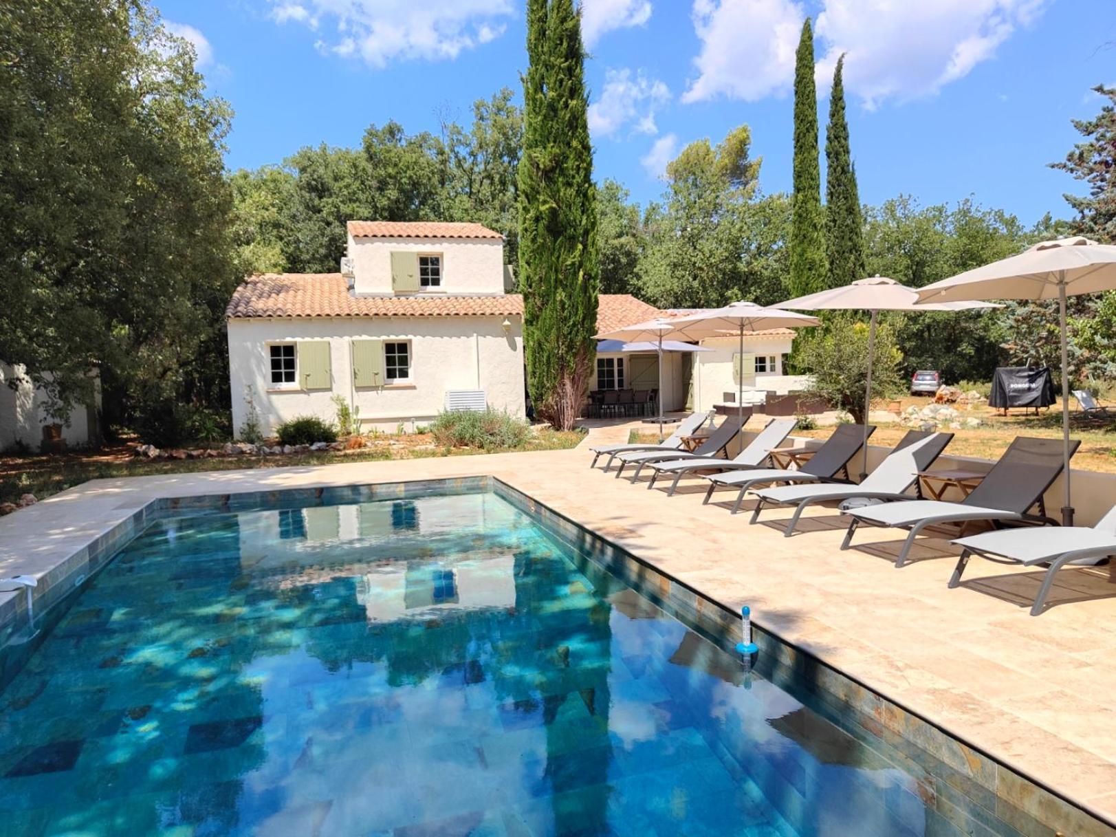 Villa Handres Nans-les-Pins Exterior foto